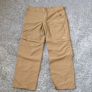 North Face Men's Brown Convertible Pants - 32